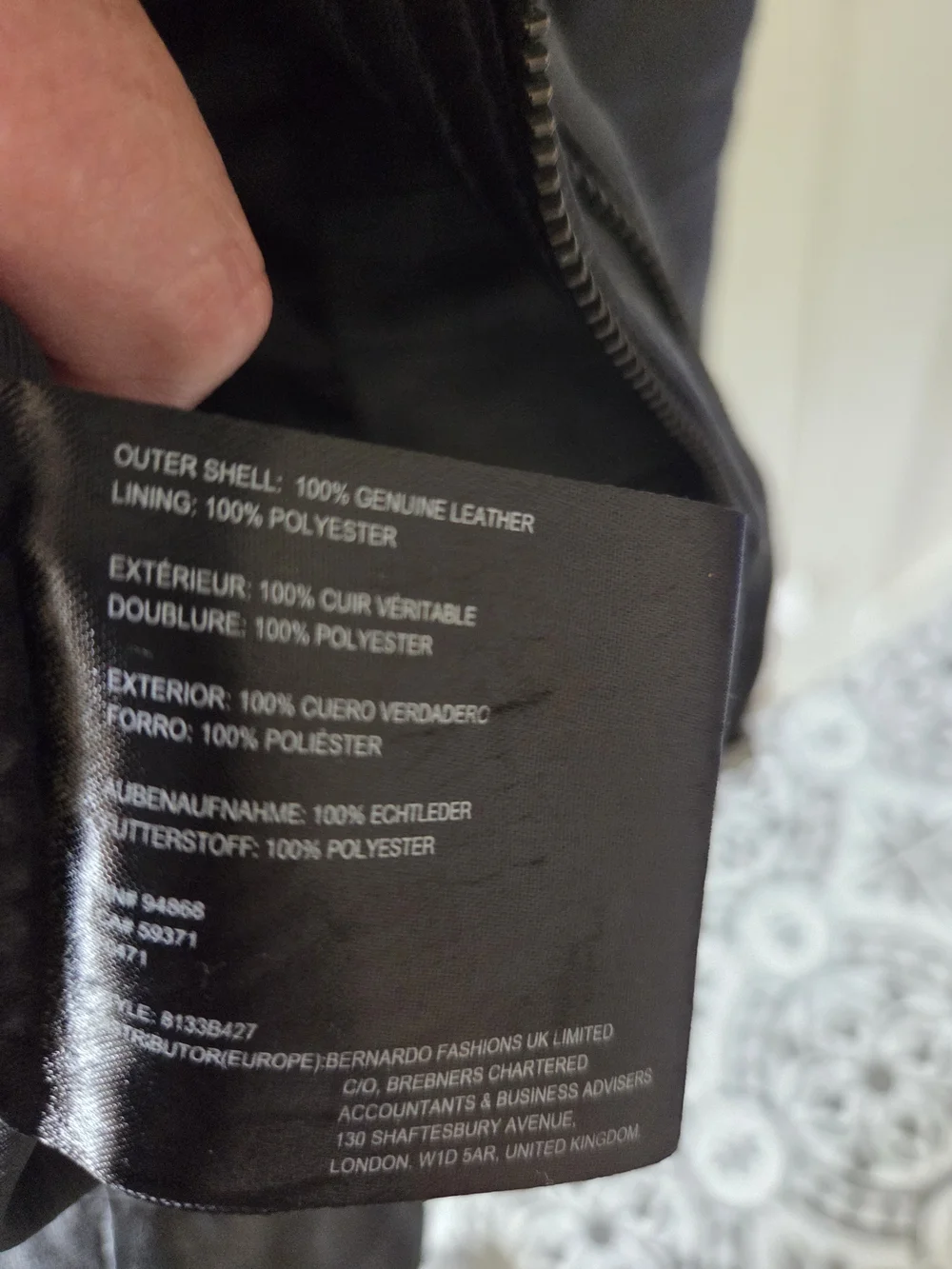 Bernardo Black Leather Moto Jacket - Women's - Picture 4 of 6